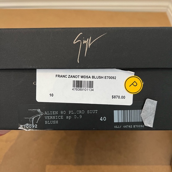 GUISEPPE ZANOTTI SIZE 40. FRANC ZANOT WDSA BLUSH E70092 - Picture 7 of 8